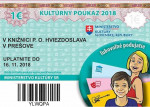 Kultúrne poukazy 2018